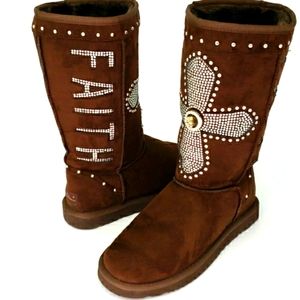 Montana West FAITH Boots with crystals Size 7 New Without Tags…